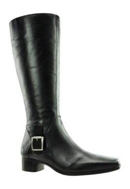 Damenstiefel JJ Footwear Perugia Schwarz Wadengröße M / L