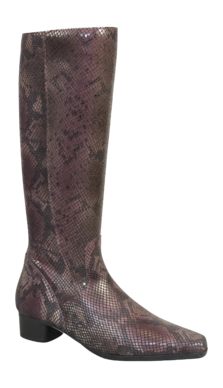 Damenstiefel JJ Footwear Lugano Bordeaux Wadengröße XXL