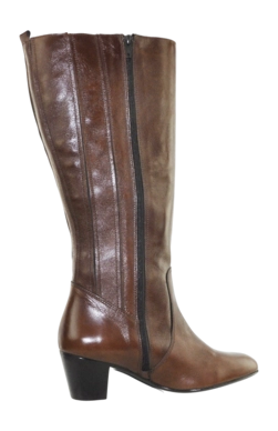 Damenstiefel JJ Footwear Auburn Cognac Wadengröße M/L – Bild 3
