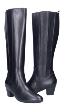 Damenstiefel JJ Footwear Managka Schwarz Wadengröße XXXL – Bild 3