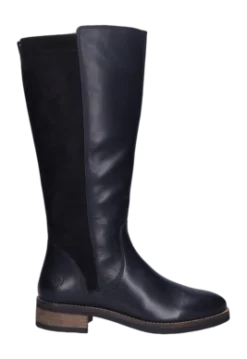 Damenstiefel JJ Footwear Annfield Schwarz Wadengröße XXL