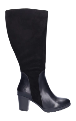 Damenstiefel JJ Footwear Brora Schwarz Wadengröße XXL Damen