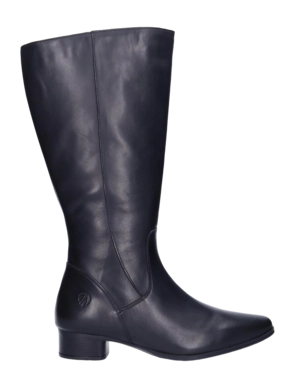 Damenstiefel JJ Footwear Lugano Schwarz Wadengröße XXXL