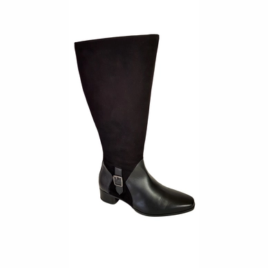 Damenstiefel JJ Footwear Perugia Suede Schwarz M/L – Bild 2