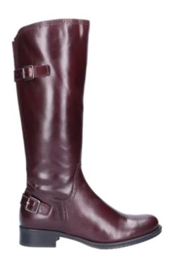 Damenstiefel JJ Footwear Napoli Bordo Wadengröße XL