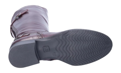 Damenstiefel JJ Footwear Napoli Bordo Wadengröße L – Bild 5