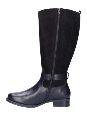 Damenstiefel JJ Footwear Cheddar Schwarz Wadengröße XXL – Bild 6