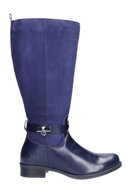 Damenstiefel JJ Footwear Cheddar Ocean Blau Wadengröße XL
