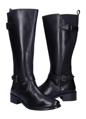 Stiefel JJ Footwear Redbourn Schwarz Wadengröße XXL Damen – Bild 7