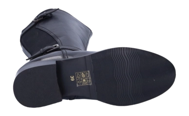 Stiefel JJ Footwear Redbourn Schwarz Wadengröße XXL Damen – Bild 2