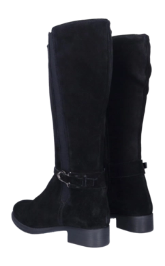 Stiefel JJ Footwear Coalville Schwarz Suède XXXL Damen – Bild 3