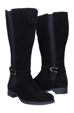 Stiefel JJ Footwear Coalville Schwarz Suède XXXL Damen – Bild 6