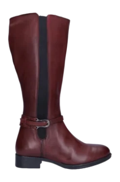 Stiefel JJ Footwear Coalville Bordo Leder XXXL Damen