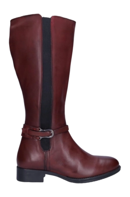 Stiefel JJ Footwear Coalville Bordo Leder XXXL Damen