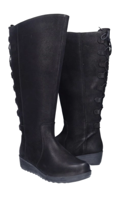 Damenstiefel JJ Footwear Akins Schwarz Wadengröße M/L – Bild 3