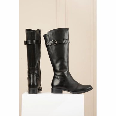 Damenstiefel JJ Footwear Victoria Schwarz Wadengröße XL – Bild 9