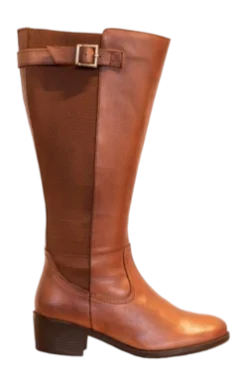 Stiefel JJ Footwear Mickleton Braun Wadengröße M/L Damen